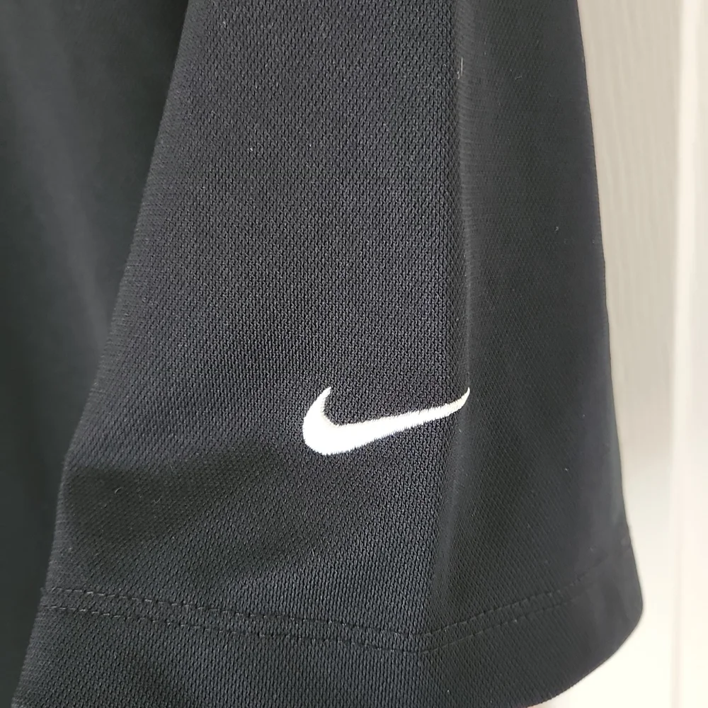 NIKE GOLF Golf Shirt Black White Swoosh Big & Tall XXL - Picture 5 of 12